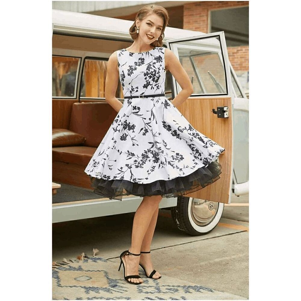 🖤🤍 2PCS Bundle Petticoats Pinup 1950s Rockabilly Tutu Crinoline Underskirt NEW - Picture 13 of 13